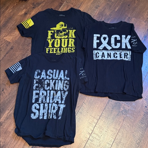 Bundle of 12 men’s Grunt Style t-shirts size Large - Picture 3 of 8